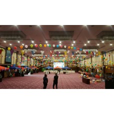 Carnival Theme Helium Balloon String Of Pearls